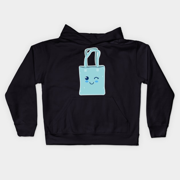 Cute smiley blue bay Kids Hoodie by Cute-Treasure